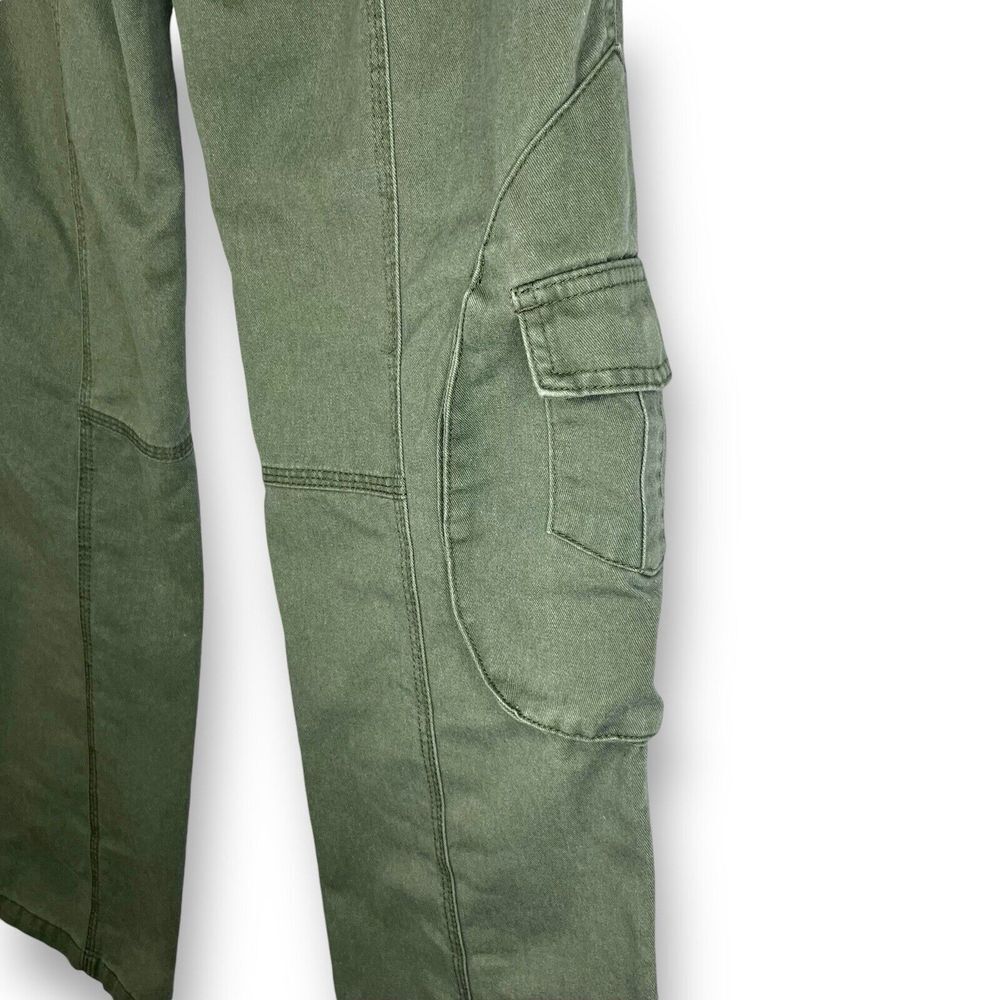 John Galt | Brandy Melville | Kim Cargo Pants | Army Green | Womens Size 6 Jeans - Picture 5 of 8